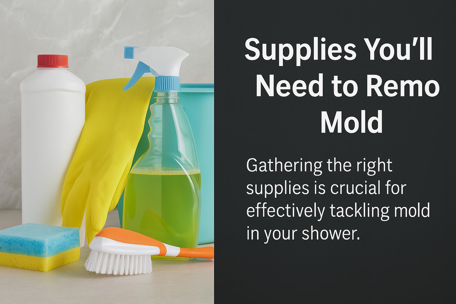 Essential Supplies for Mold Removal
