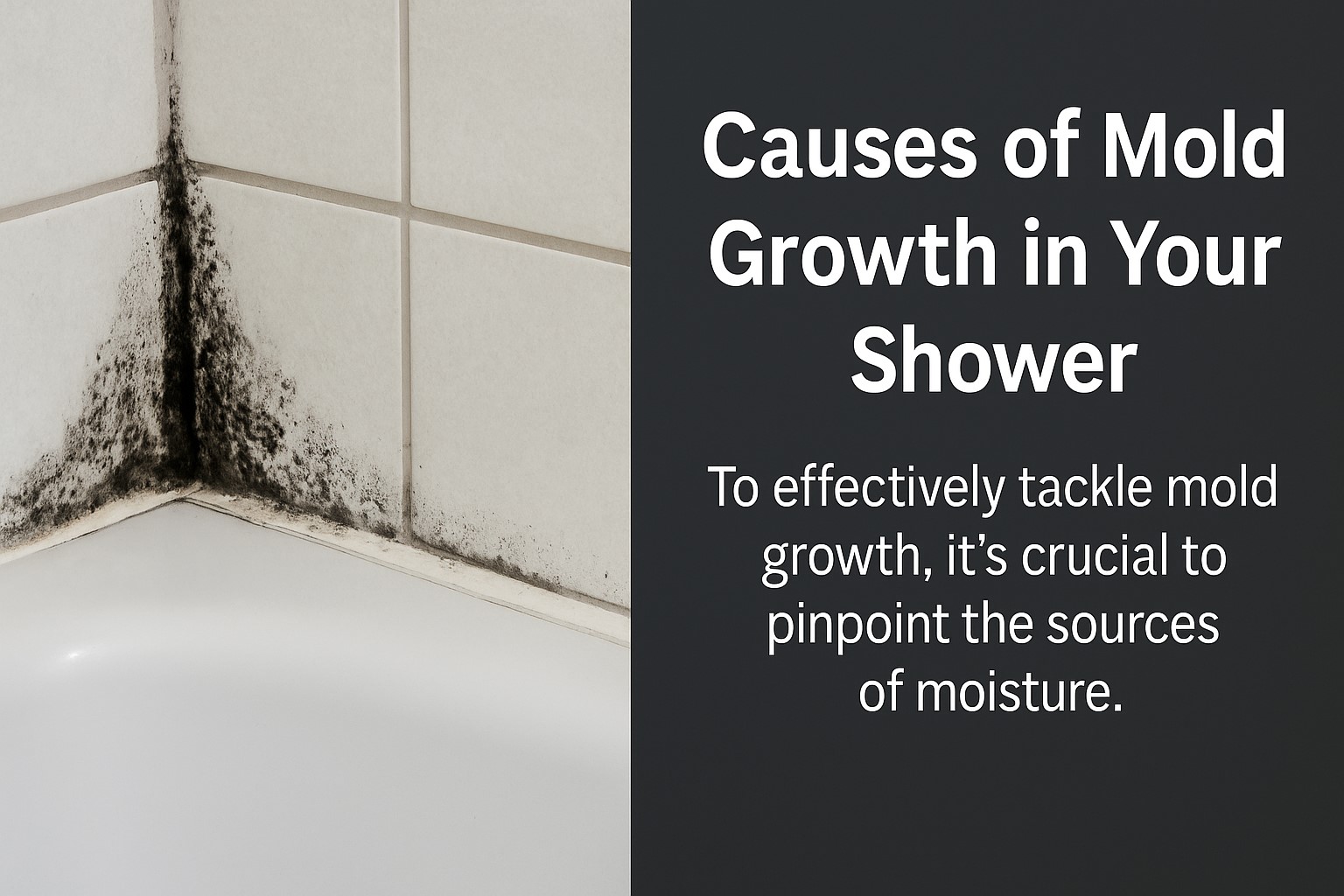 Identifying the Causes of Mold Growth in Your Shower